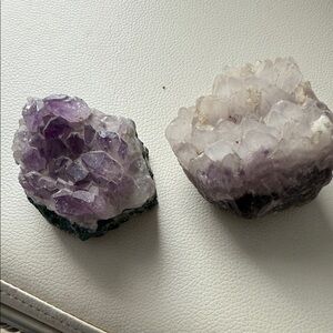 Amethyst Crystal Cluster Set